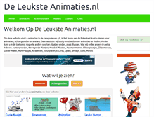 Tablet Screenshot of deleuksteanimaties.nl